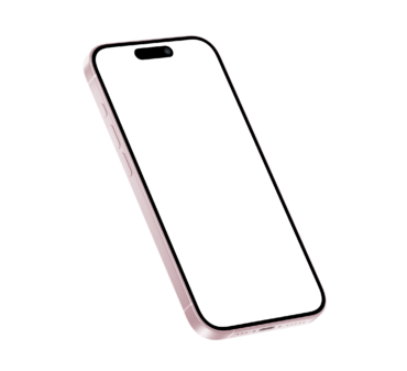 mock-up iphone 15 Pro Max pink